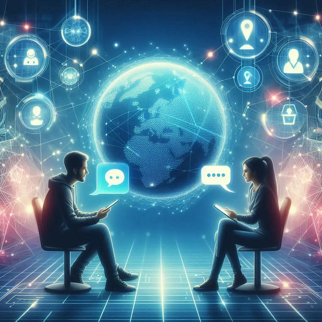 Cómo usar un chat con traducción automática